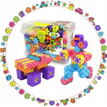 ostatní stavebnice Meli Basic Travel Box Stavebnice vafle 500 kusů