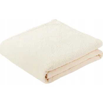 Přehoz na lůžko Přehoz na postel PANRA 100% BAVLNA PREMIUM bavlněný ecru 230 x 250 cm