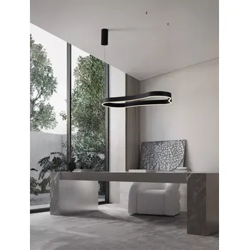 Designový lustr Dussa Černá 90