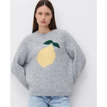 Dámský svetr Reserved - Svetr oversized - světle šedá - 235IW-09M - 235IW-09M-S