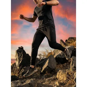 Sinsay - Kalhoty tapered fit - černá - 570HL-99X - 570HL-99X-XS