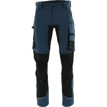 Pracovní obuv Pracovní kalhoty do pasu Pohodlné Stretch MOTIONFLEX Petrol-Černé SARA vel. 56