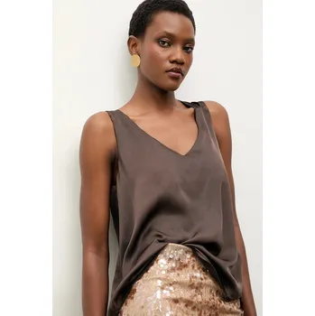 Dámská halenka Halenka Answear.LAB 54088 hnědá 89X, vel. M