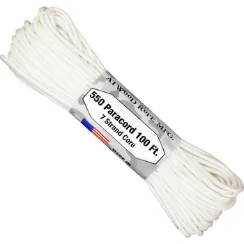 Vybavení pro přežití ARM 550 PARACORD 100' Bílá S08-BÍLÁ