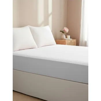 Prostěradlo Sinsay - Bavlněné prostěradlo s&nbsp;gumou 140x200 - šedá - 594DL-09X - 594DL-09X-ONE-4