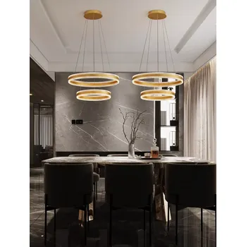 Moderní lustr Alaro 2 Zlatá