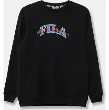 Chlapecká mikina Dětská mikina Fila LOTTE FAT0582 černá 99X, vel. 134-140