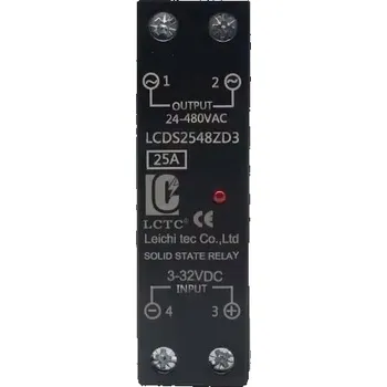 Relé LCTC LCDSxx48ZD3 Bezkontaktní Slim SSR relé na DIN lištu DC-AC Proud: 50A