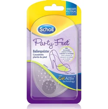 Kosmetika na nohy Scholl GelActiv Party Feet hydrogelové vložky na nohy a do bot 1 pár