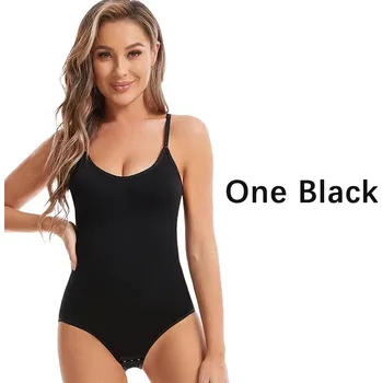 Body Best Fashion Dámské bezešvé tvarující body se zpevněním v oblasti pasu Velikost: S, Barva (Varianta): Black-1PC