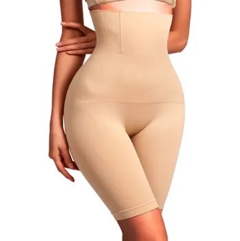 Dámské kraťasy Best Fashion Dámské vysoké stahovací formující šortky Velikost: 3XL, Barva (Varianta): Béžová