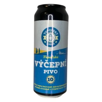 Pivo Topolský pivovar Topolská 10 0,5l plech Topolský pivovar