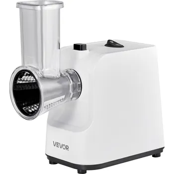 Struhadlo Vevor Elektrický kráječ/struhadlo na sýr a zeleninu 200W 5 nástavců nerez