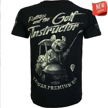 Pánské oblečení Triko YAKUZA PREMIUM 3911 Golf Instructor černé vel. 3XL