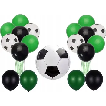 Balónek BALÓNKY SADA Míč na fotbalovou oslavu narozenin