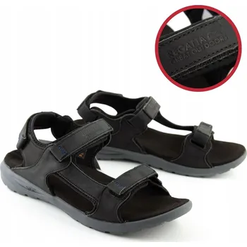 Dámské sandále Pánské sandály REGATTA na suchý zip, sportovní, pohodlné letní černé lehké, velikost 44