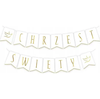 GIRLANDA BANER KŘEST SVATÝ - 300CM - 9867