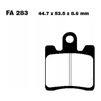 Brzdová destička Brzdové DESTIČKY EBC SFA CARBON DAELIM B-BONE SUZUKI AN400 SYM JET V125
