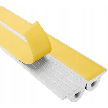 Těsnění do okna a dveří Těsnění do dveří a oken Samolepicí Protihlukové Bílé Typ P 9x5,5mm - 10m