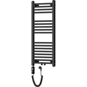 Radiátor Mexen Mars, elektrické topné těleso 900 x 400 mm, 300 W, černá, W110-0900-400-2300-70