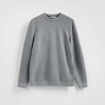 Pánský svetr Reserved - Svetr s příměsí lyocellu - středně šedá - 052FR-85M - 052FR-85M-M