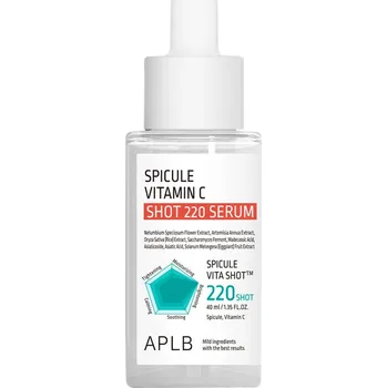 Pleťové sérum APLB Spicule Vitamin C Shot 220 Serum - Rozjasňující pleťové sérum s vitamínem C a spicule technologií 40 ml