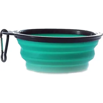 Miska pro psa Akinu Miska pro psy fialová skládací 300 ml Barva: Tmavě zelená