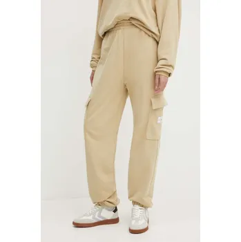 Bavlněné tepláky Calvin Klein Jeans J20J223589 béžová 80X, vel. S