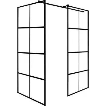 Besco Excea Walk In sprchový kout Rozměr koutu: 120x80cm, EXC-128-190B