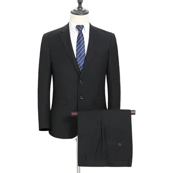 Best Fashion Pánský společenský oblek slim fit Velikost: S, Barva (Varianta): Černá