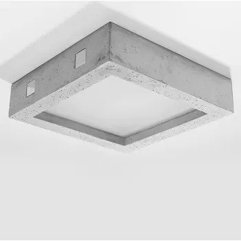 Sollux Stropní Svítidlo RIZA beton E27 - šedý