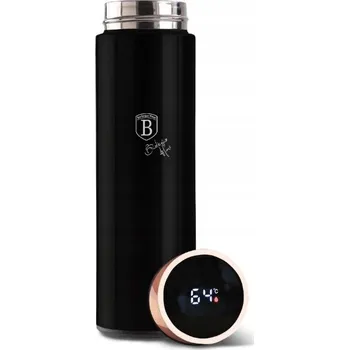 Termoska Berlinger Haus Termoska Black Rose 0,45 l termohrnek LED ocel černý