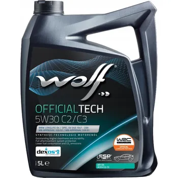 Motorový olej Motorový olej Wolf 5 l 5W-30