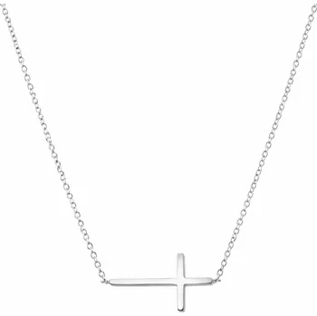 Náhrdelník Ocelový náhrdelník křížek Moneli