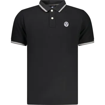 Pánské tričko Pánské polokošile North Sails, černé North Sails černá 3514816