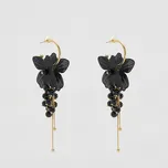 Reserved - Visací náušnice - černý - 037ID-99X - 037ID-99X-ONE