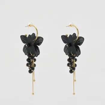 Náušnice Reserved - Visací náušnice - černý - 037ID-99X - 037ID-99X-ONE