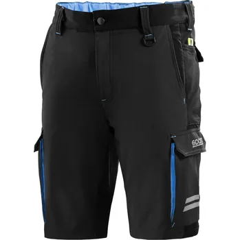Pánská móda Sparco technické kraťasy ATLANTA, barva: černo-modrá, velikost: M