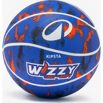 Míčový sport TARMAK Dětský basketbalový míč velikost 4 K500 modro-oranžový 4 MODRÁ|ČERVENÁ