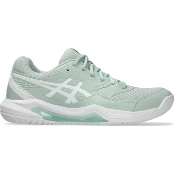 Dámská tenisová obuv ASICS Dámské tenisové boty Asics Gel-Dedicate 8 BÍLÁ|ŠEDÁ