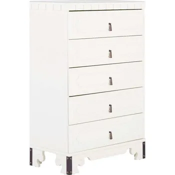 Komoda Vysoká komoda bílá Constantin