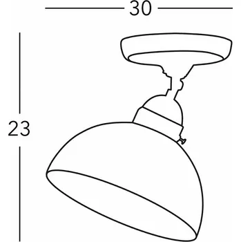 austrolux Kolarz stropní světlo Nonna, Ø 30 cm, citrony, hladký okraj bílá, barevná, mosazná 1 x 75 W - Doprava zdarma