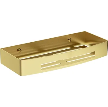 Drátěná police Omnires Uni koupelnový košík mosaz UN10331BSB