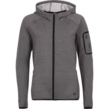 Dámská mikina Dámská fitness mikina Fitforce LOVISA XS Tmavě šedá, Černá