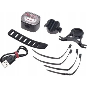 Cyklosvítilna ZADNÍ SVĚTLO NA KOLO LED POD SEDLO NABÍJENÉ PŘES USB