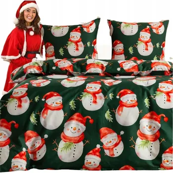 Povlečení Sada Povlečení 220x200 2x70x80 3-dílná Vánoce
