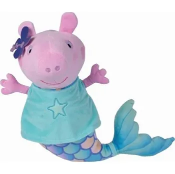 plyšák Prasátko Pepa. Plyšová Hračka Peppa jako mořská panna, 30 cm