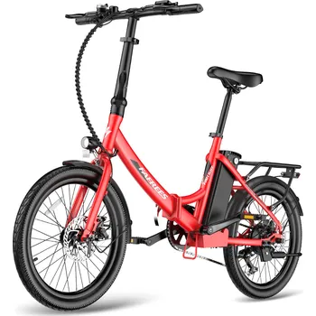 Jízdní kolo FAFREES Elektrické městské kolo Fafrees F20 Light 250W motor 36V 14,5Ah baterie ČERVENÁ 2025