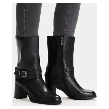 Dámské kozačky Polokozačky Tamaris 1-25359-45 Černá 36