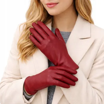 Podprsenka Hagne pětiprsté rukavice z pravé kůže velikost S - dámské